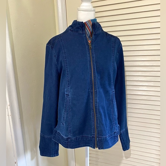 Aventura blue Zip-up Denim Jacket - Picture 2 of 16